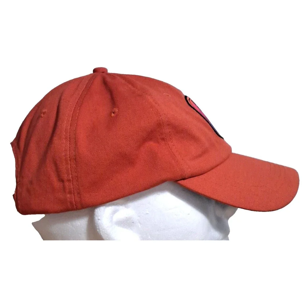 Go Pluck Yourself Baseball Hat Embroidered Patch Cap Orange Strapback Adjustable - Picture 3 of 8
